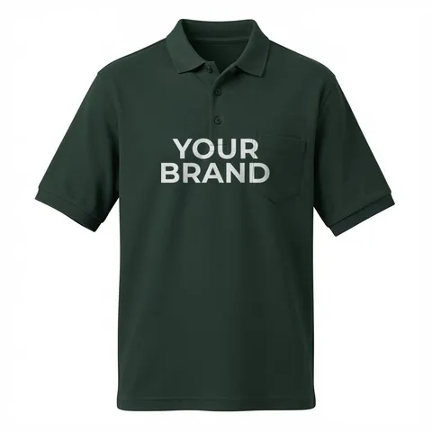 Port Authority Silk Touch Polo with Pocket. K500P