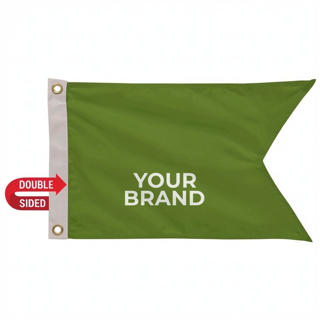 12" x 18" Polyester Guidon Flag Double-Sided