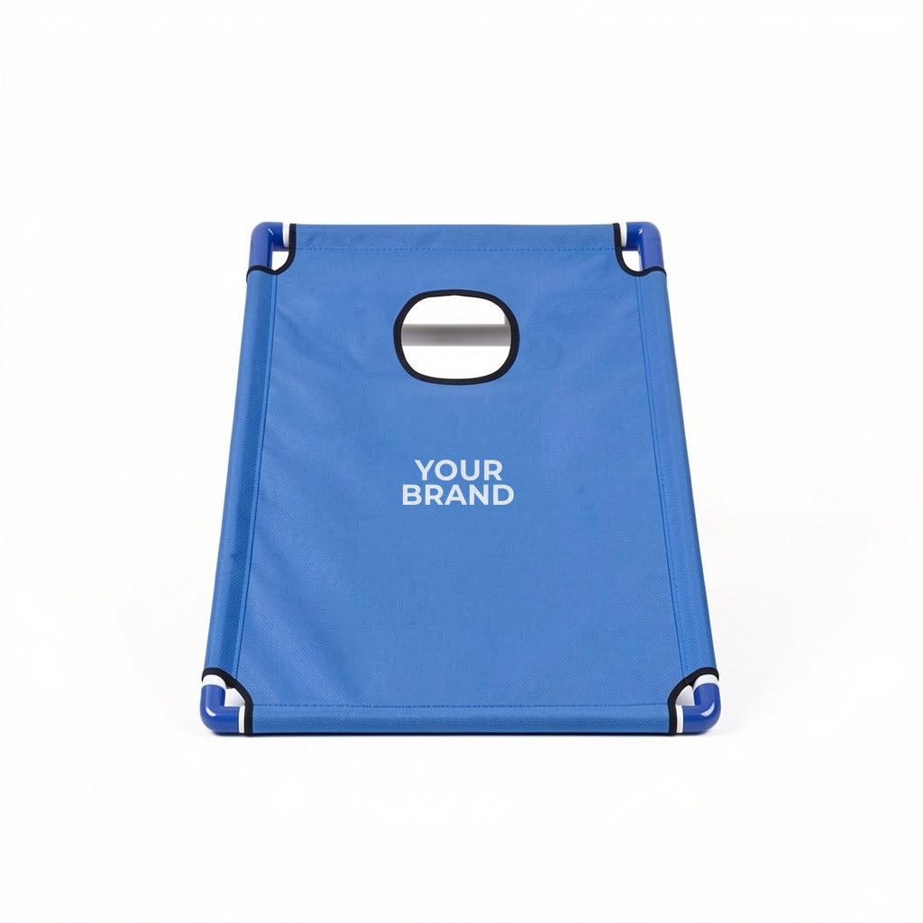 Portable Cornhole, 4 Red & Royal Bean Bags
