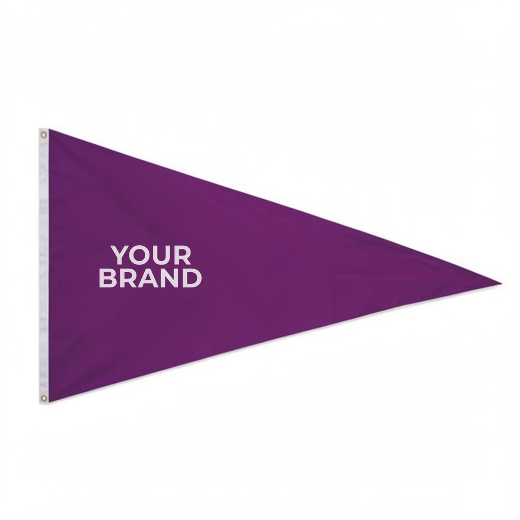 6' x 10' Nylon Pennant Flag Single-Sided