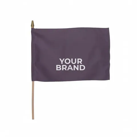 8" x 12" Stick Flag Kit with Spear Tip (Set of 6)