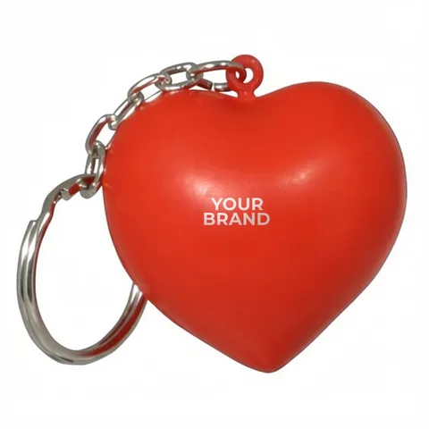 Valentine Heart Stress Reliever Key Chain