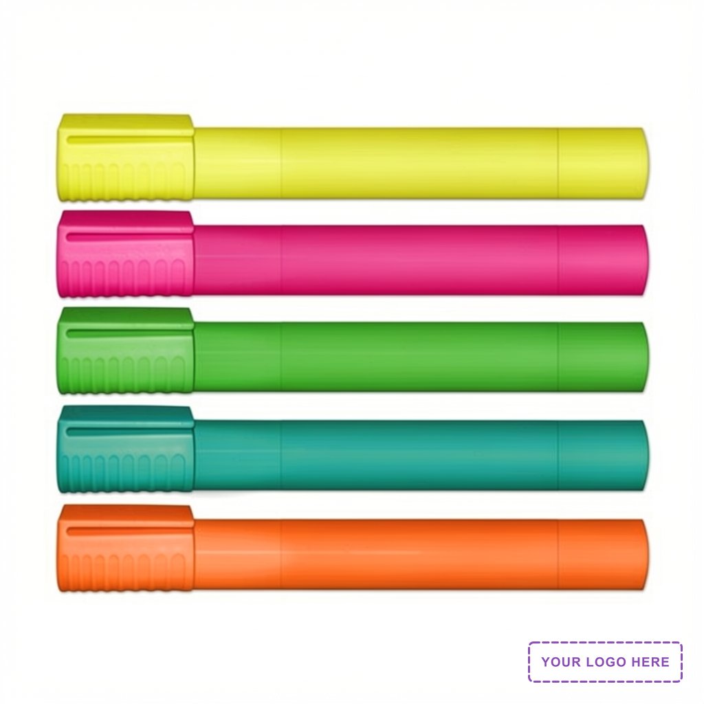 XL Jumbo Extra Large 8" Fluorescent Highlighter with Full Color Decal