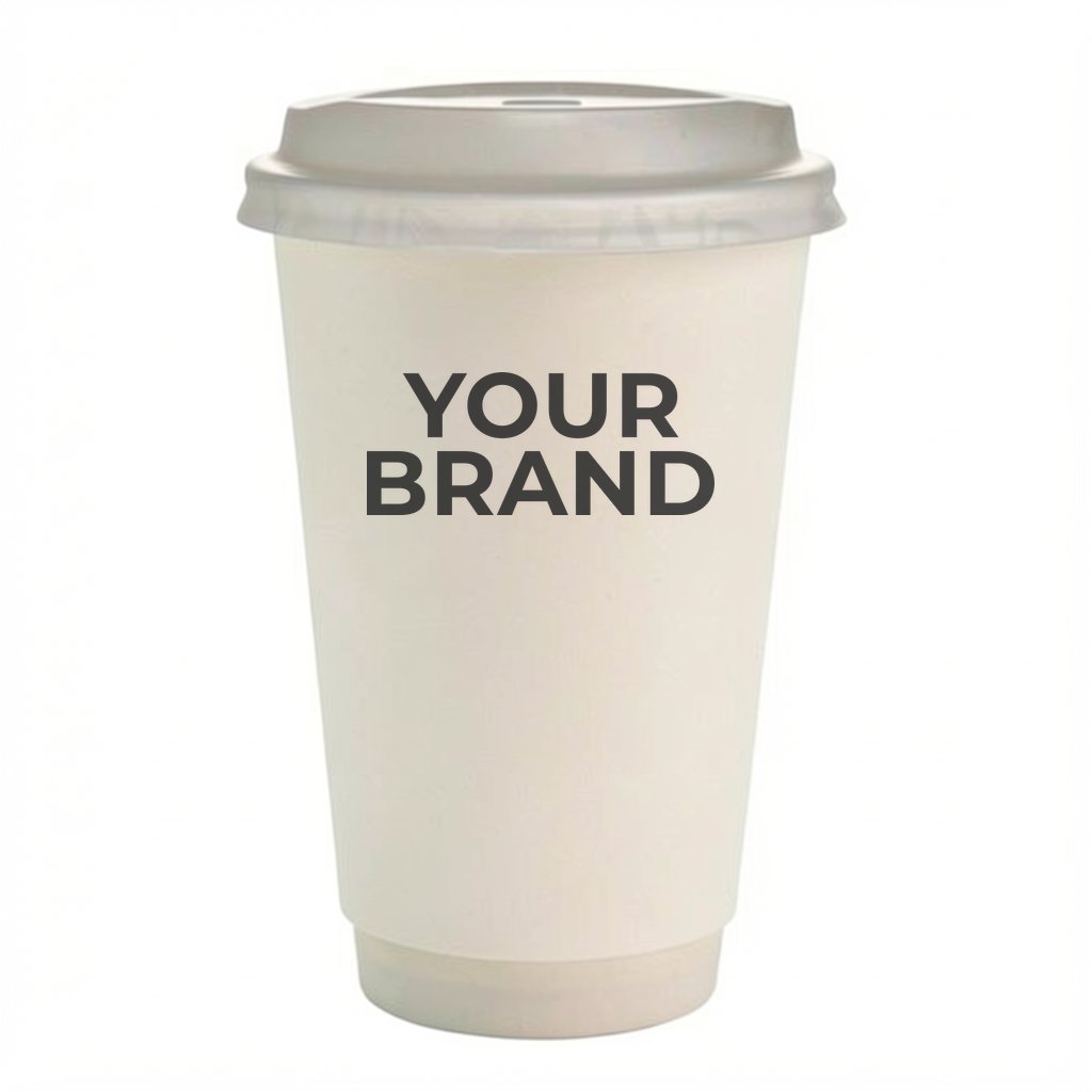 16 oz. Full Color Earth Paper Cup With Lid