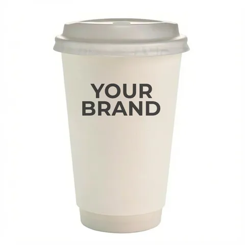 16 oz. Full Color Earth Paper Cup With Lid