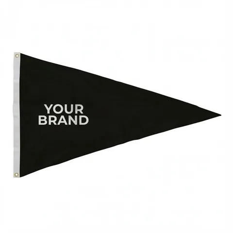 2.5' x 4' Nylon Pennant Flag Single-Sided