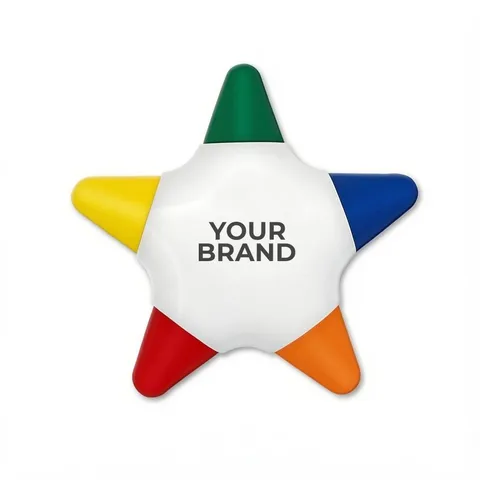 Crayo-Star 5 Color Star Shaped Crayon