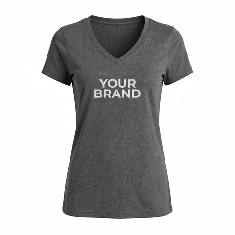 District - Women's Perfect Weight V-Neck Tee. DM1170L