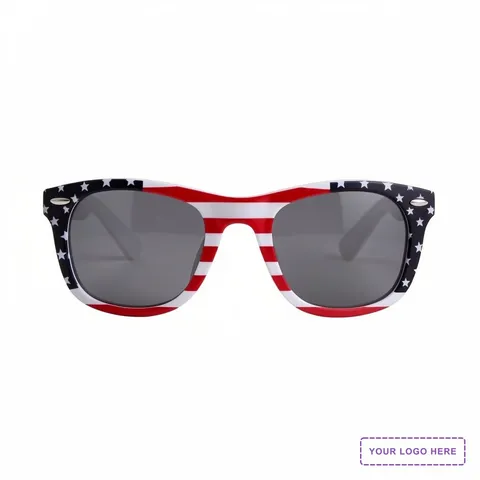 Stars and Stripes Sunglasses (2 Color Imprint)