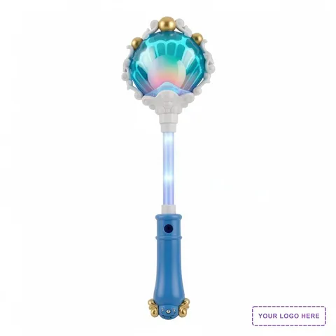 Blinky Pearl Seashell Toy Wand with Music