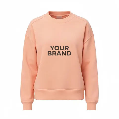 Women's USA-Made Fleece Crewneck Sweatshirt - 7702