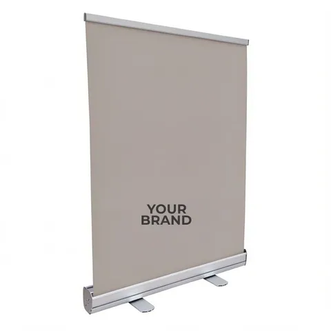 24" Economy Tabletop Retractor Kit (No-Curl Opaque Fabric)