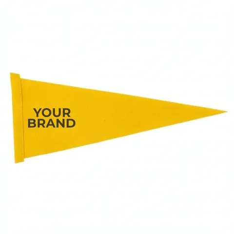 9" x 24" Colored Felt Pennant