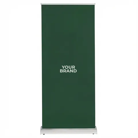 33.5" Deluxe Pro Retractor Single-Banner Kit (No-Curl Opaque Fabric)