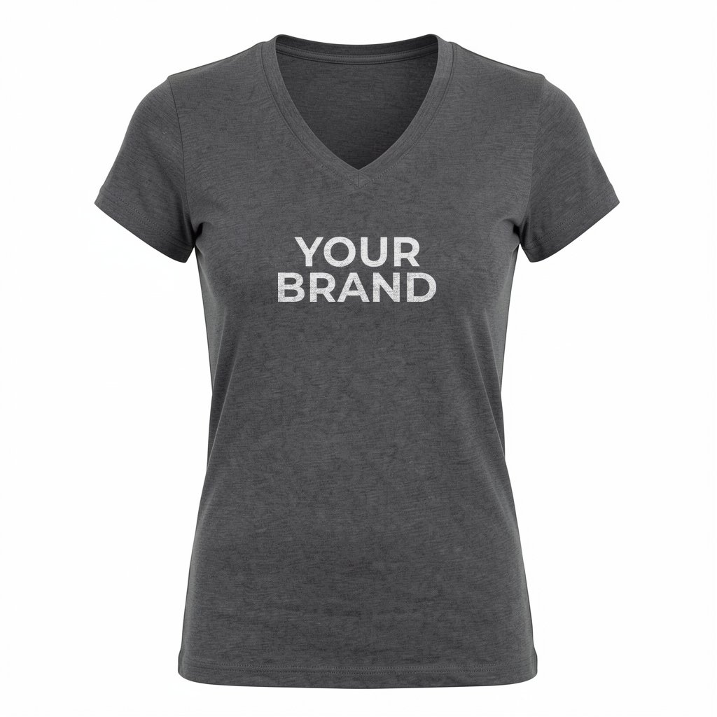 Junior's USA-Made V-Neck T-Shirt - 3407