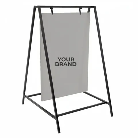 Aluminum Swing A-frame Imprinted Kit (Double-Sided)