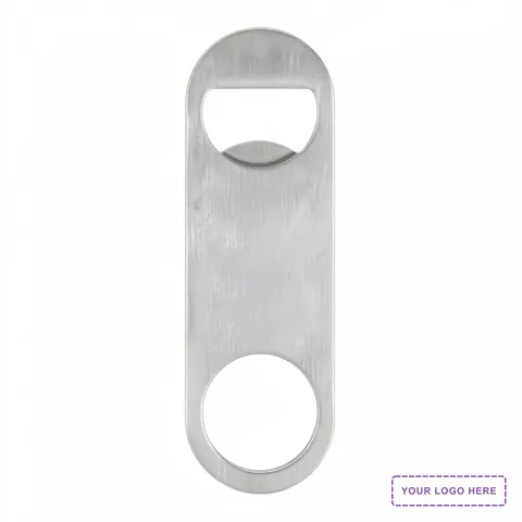 Short Paddle Style Stainless Steel Bottle Opener