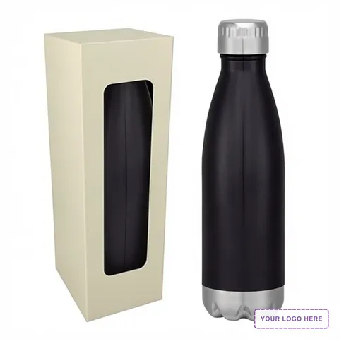 16 Oz. Full Color Swiggy Stainless Steel Bottle With Custom Window Box