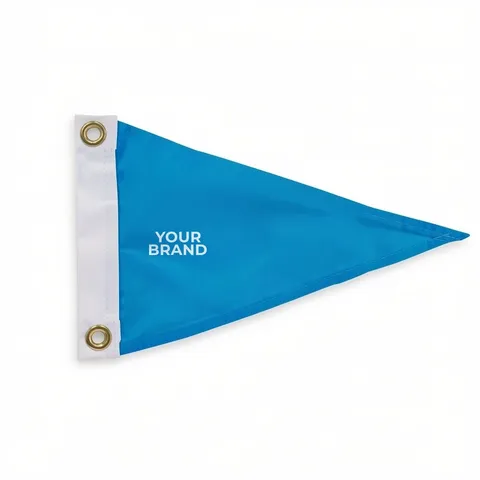 8" x 12" Nylon Pennant Flag Double-Sided