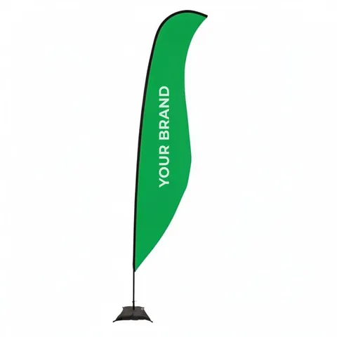 17' Premium Sabre Sail Sign Kit (Single-Sided with Scissor Base)