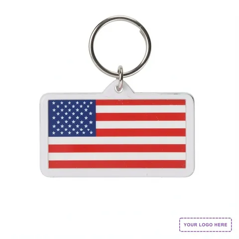 USA Flag Keychain