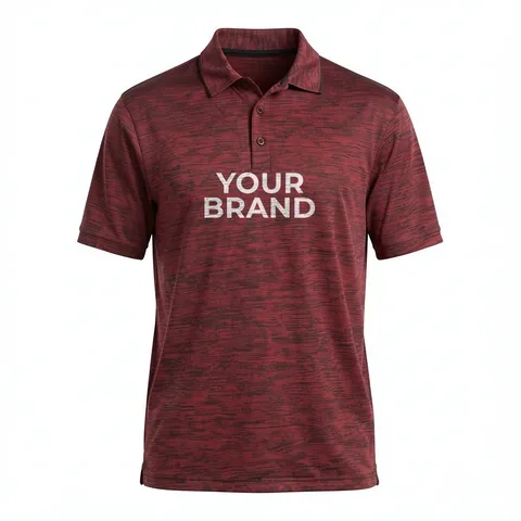 Sport-Tek PosiCharge Electric Heather Polo. ST590