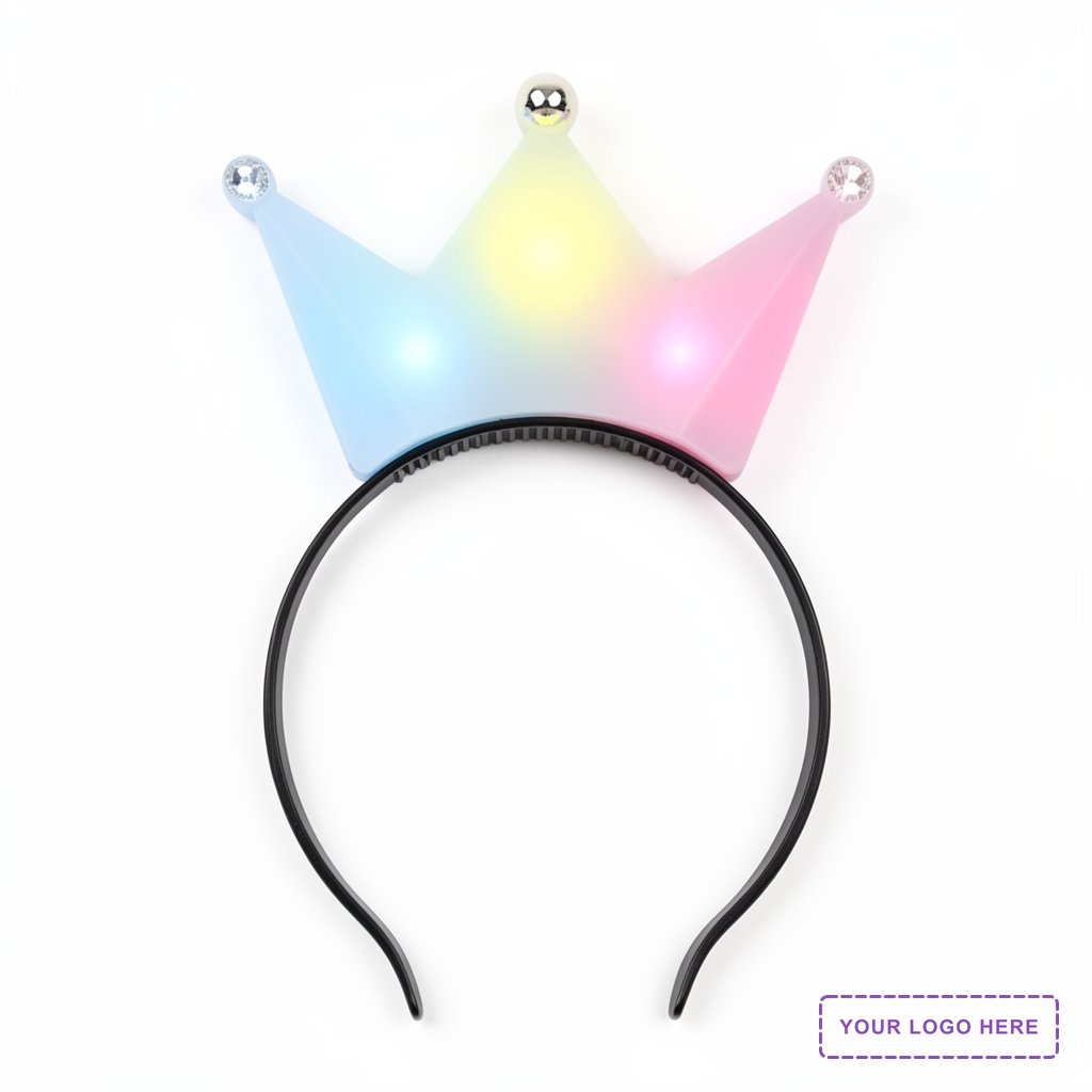 LED Crown Tiara Headbands, Princess Party Favors