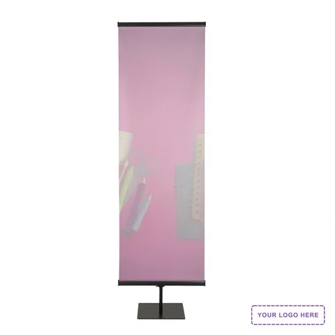 24" Everyday Snap Rail Banner Display Single-Sided Kit