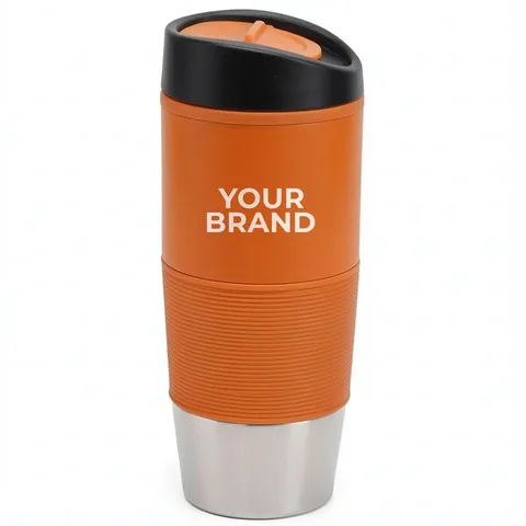 16 oz Insulated Stainless Steel Travel Tumbler