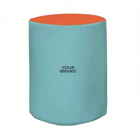 Bar-Height Round Fitted Table Throw (Full-Color Full Bleed)