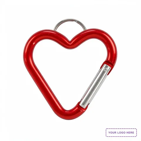 Heart Carabiner Keychain