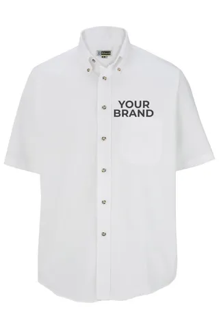 Easy Care Poplin Short Sleeve Mens Shirt