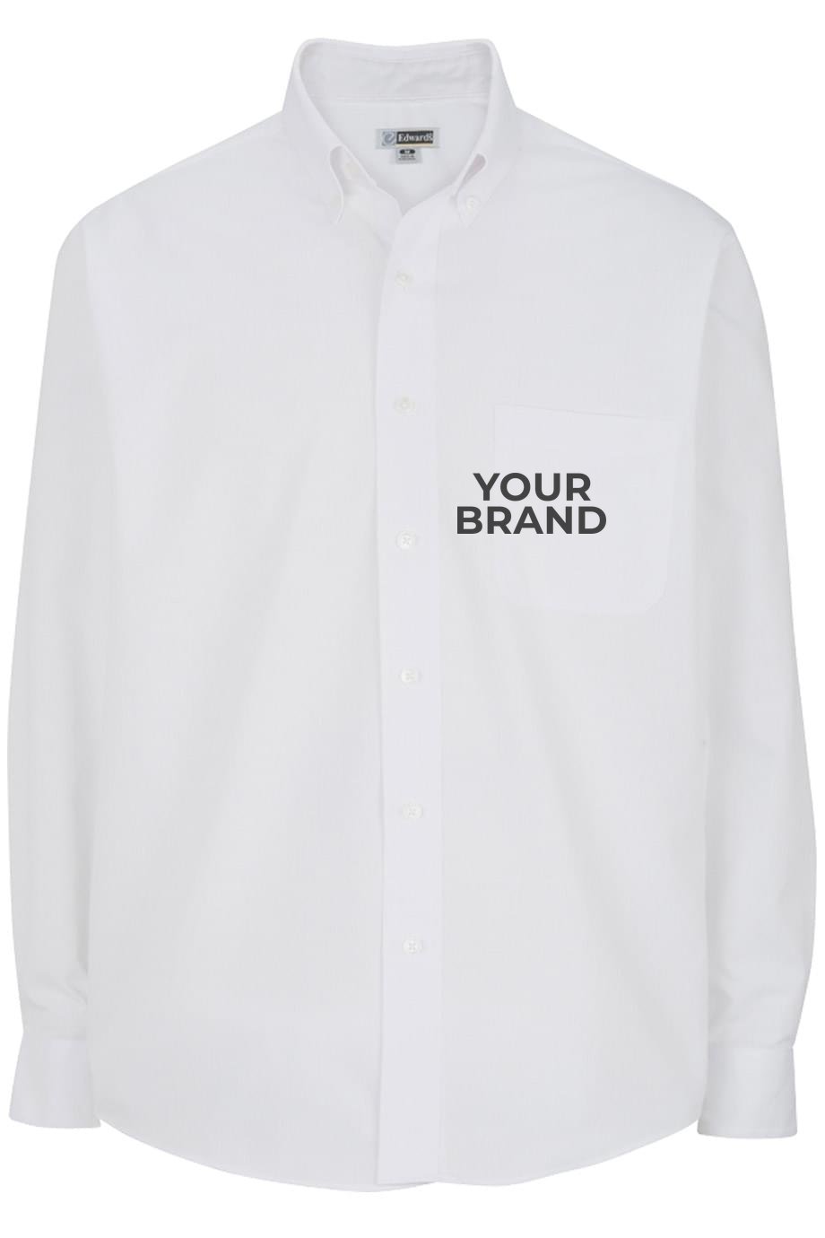 Lightweight Poplin Long Sleeve Mens Shirt