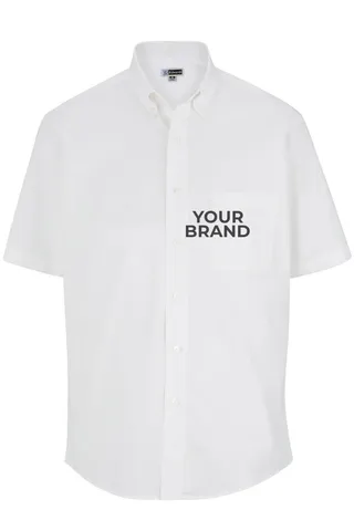 Lightweight Poplin Short Sleeve Mens Shirt