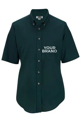 Easy Care Poplin Short Sleeve Ladies Shirt