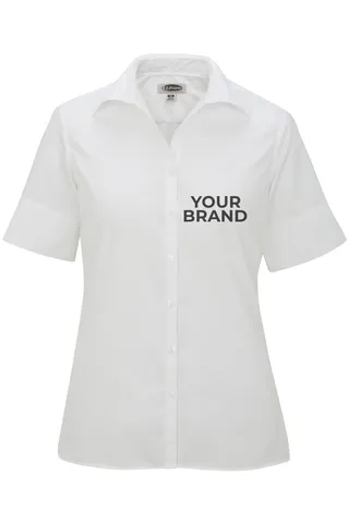Lightweight Poplin Short Sleeve Ladies Shirt