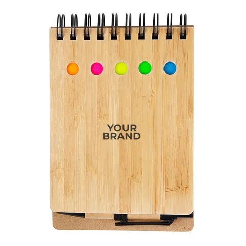 Ridgecrest 3-in-1 Bamboo Jotter w/Pen