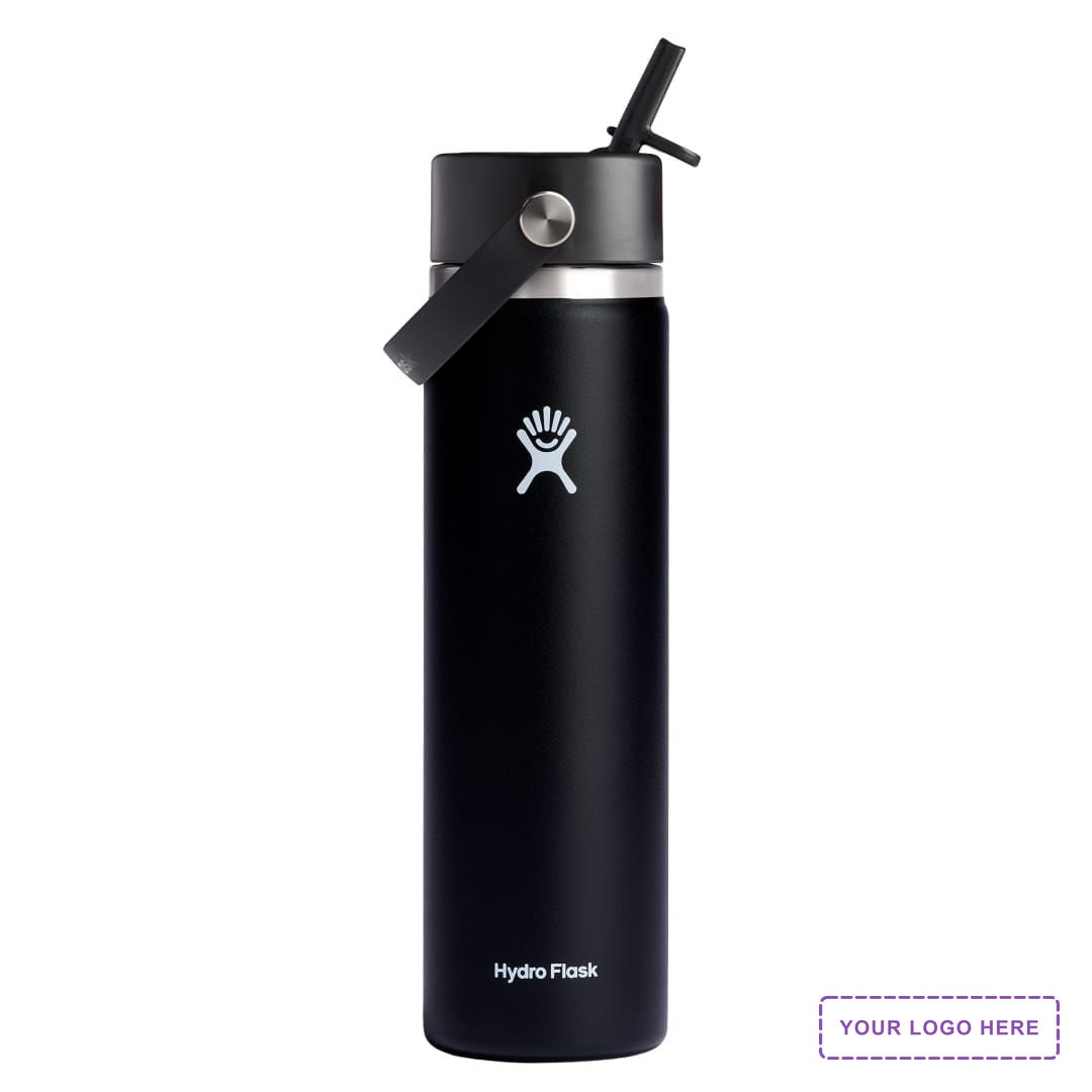 Hydro Flask® Wide Mouth w/ Flex Straw Cap 24oz