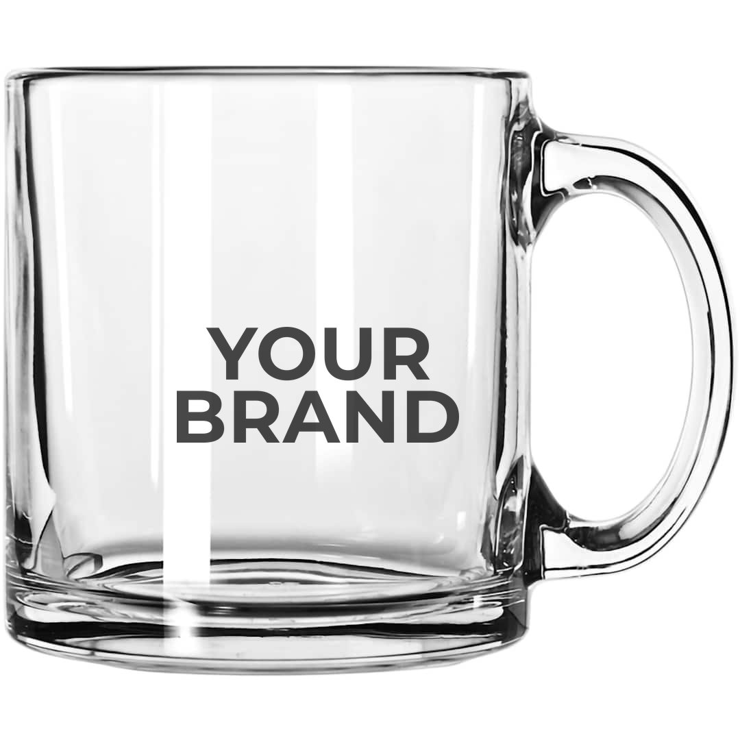 Glass Coffee Mug 13 oz.