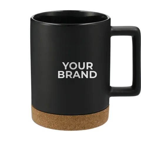 Bates 15oz Ceramic Mug w/ Cork Base