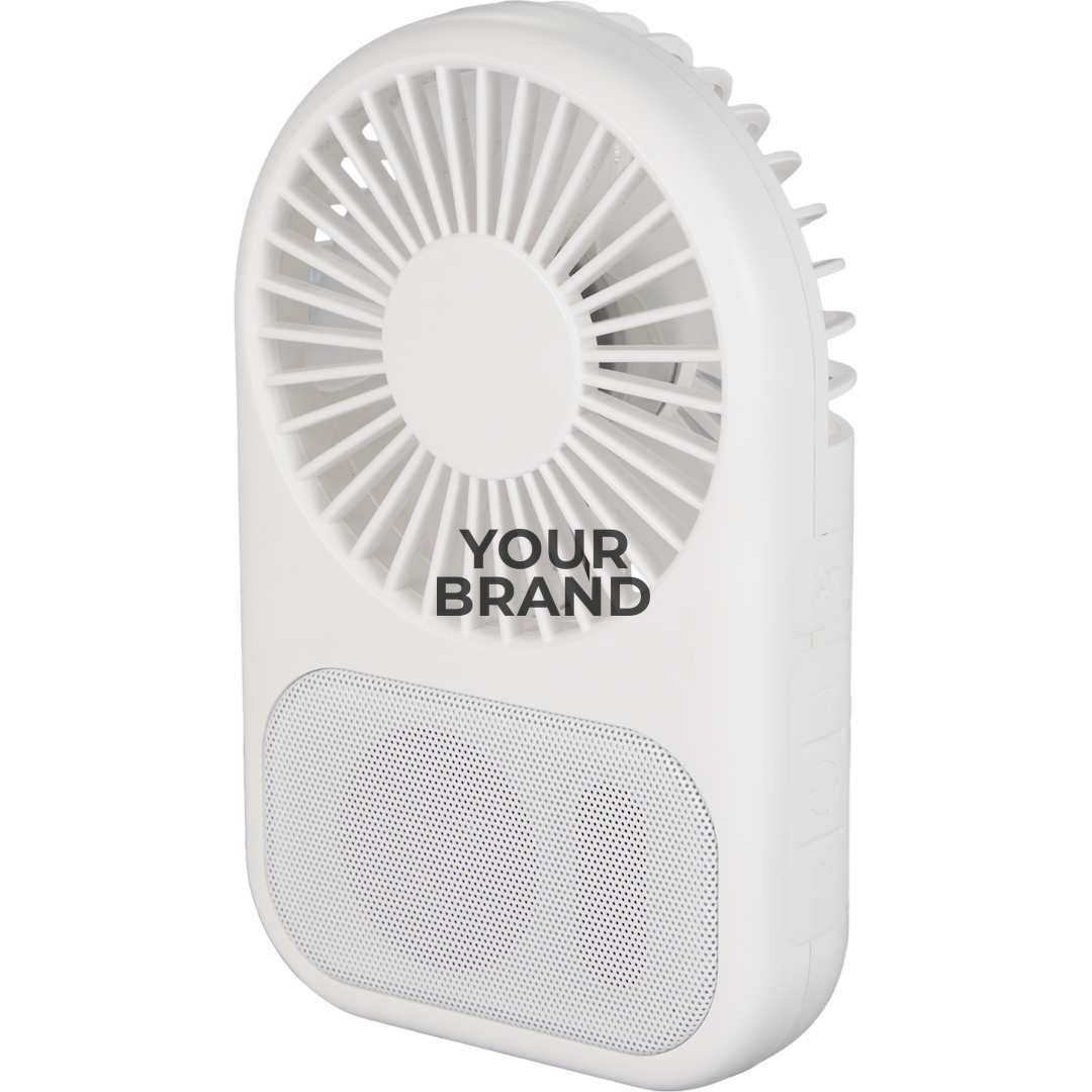 Audio Breeze Desktop Fan with Bluetooth Speaker