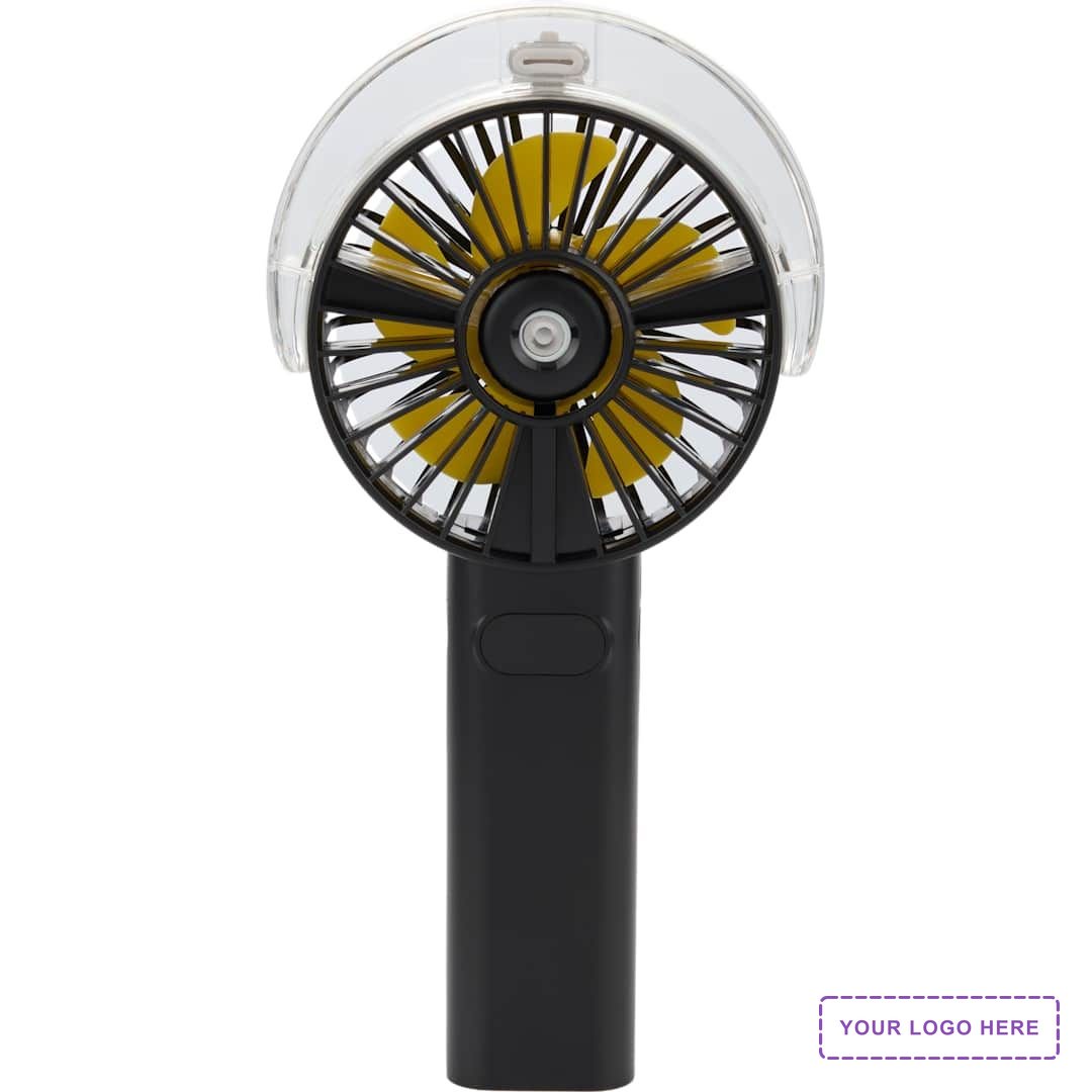 Rechargeable Portable LED Fan with Water Mist