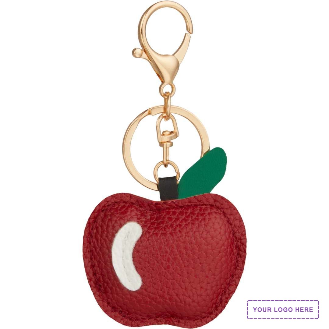 Apple Leather Keychain