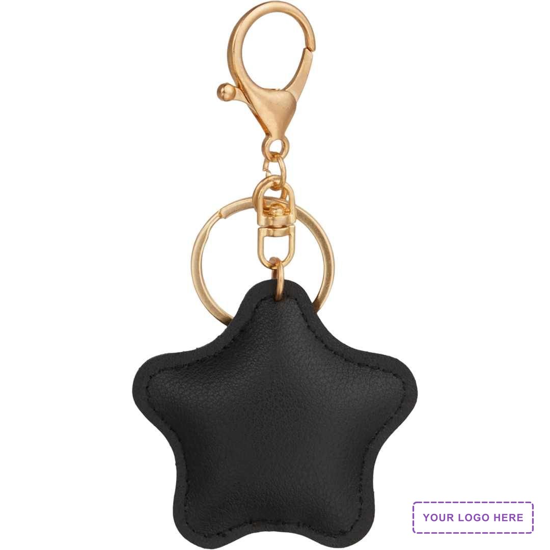 Star Leather Keychain
