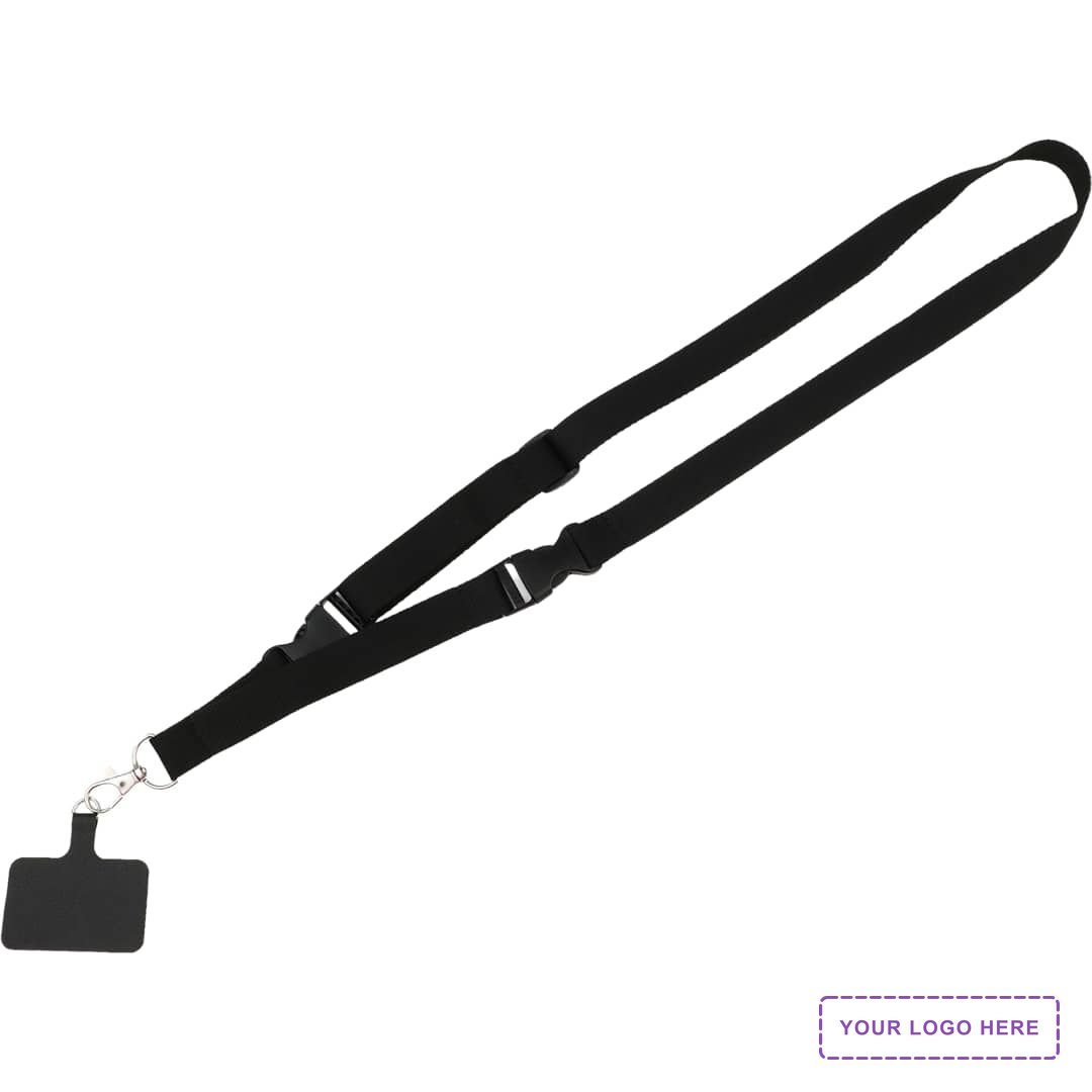 Adjustable Recycled Phone Lanyard