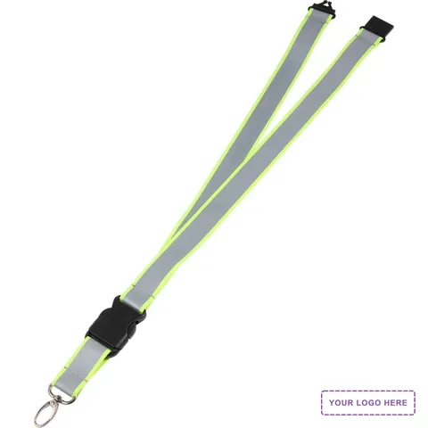 Recycled Polyester Reflective Lanyard