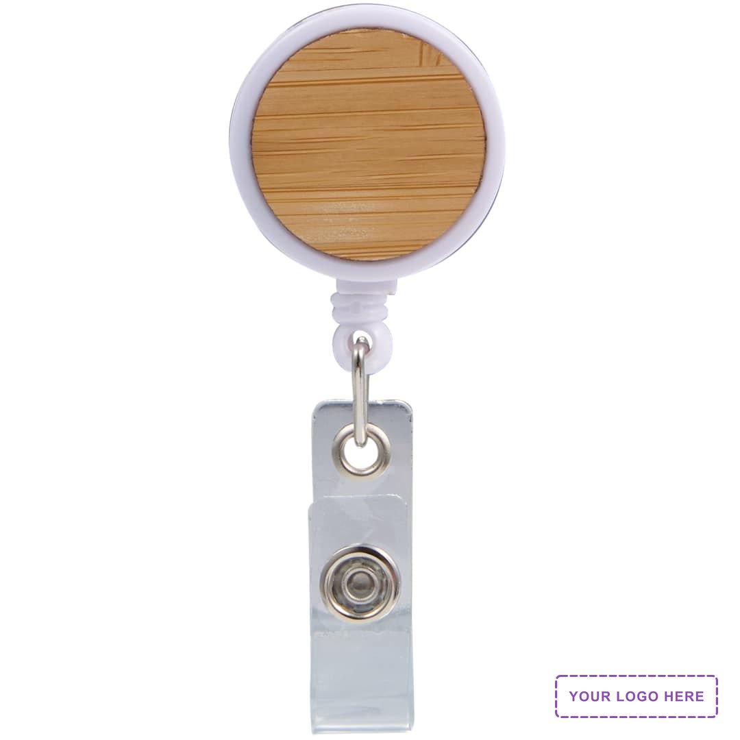 Bamboo Badge Holder