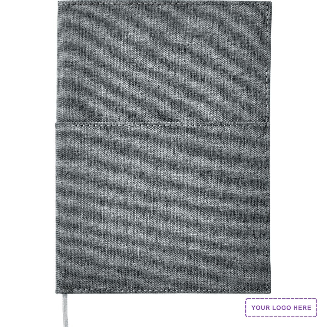 FSC® Mix 5" x 7" Canvas Pocket Refillable Notebook