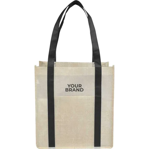 Pluto Recycled Non-Woven Small Grocery Tote