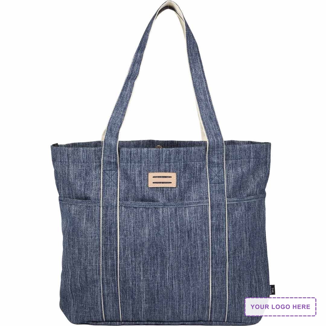 The Goods Navy Heather Carry All Tote